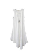Load image into Gallery viewer, Simplicity dress bamboo silk / off white / S, M
