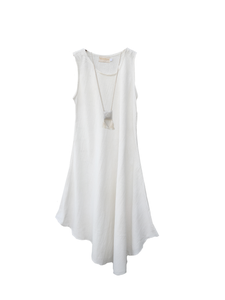 Simplicity dress bamboo silk / off white / S, M
