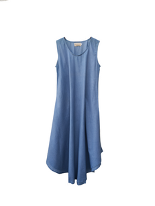 Simplicity dress cotton / indigo / S, M