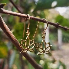 Load image into Gallery viewer, Simplicity (Moon, Sun, Mandala, Tree of life, Lotus) silver 925 gold plated earrings
