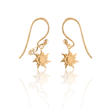 Load image into Gallery viewer, Simplicity (Moon, Sun, Mandala, Tree of life, Lotus) silver 925 gold plated earrings
