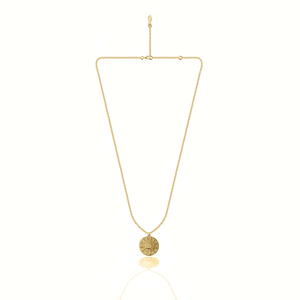 Sun power silver 925 (gold plated) chain necklace