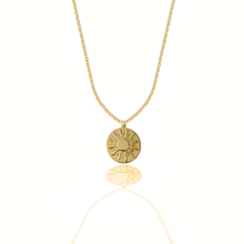 Load image into Gallery viewer, Sun power silver 925 (gold plated) chain necklace

