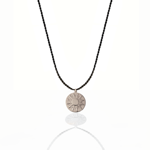 Sun power silver 925 (gold plated) thread necklace