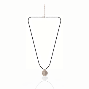 Sun power silver 925 (gold plated) thread necklace