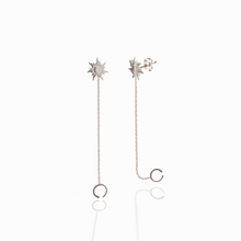 Load image into Gallery viewer, TIme Loop Silver 925 earrings
