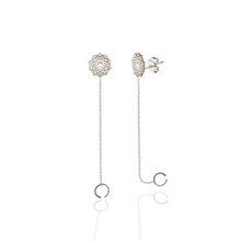 Load image into Gallery viewer, TIme Loop Silver 925 earrings
