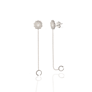 TIme Loop Silver 925 earrings