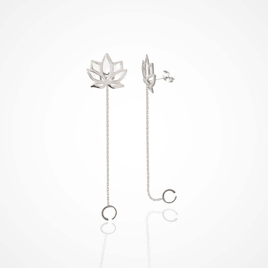 TIme Loop Silver 925 earrings