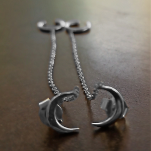 TIme Loop Silver 925 earrings