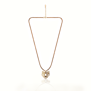 Totem Tiger Silver 925 (Gold plated) thread necklace