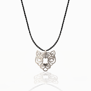 Totem Tiger Silver 925 (Gold plated) thread necklace