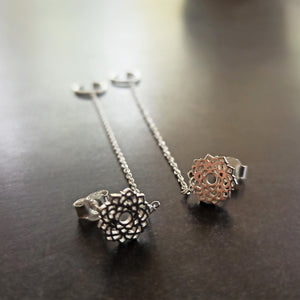 TIme Loop Silver 925 earrings