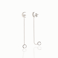 Load image into Gallery viewer, TIme Loop Silver 925 earrings

