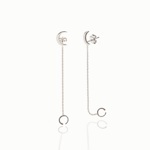 TIme Loop Silver 925 earrings