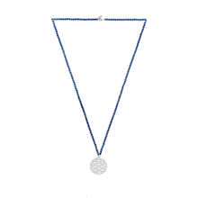 Load image into Gallery viewer, Unity necklace (carnelian. lapis, malachite, labradorite, pyrite, howlite) with silver 925 charm
