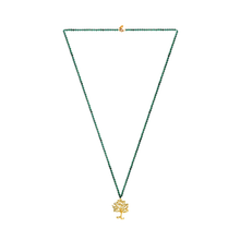 Load image into Gallery viewer, Unity necklace (carnelian. lapis, malachite, labradorite, pyrite, howlite) with silver 925 charm
