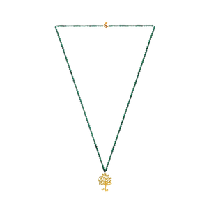 Unity necklace (carnelian. lapis, malachite, labradorite, pyrite, howlite) with silver 925 charm