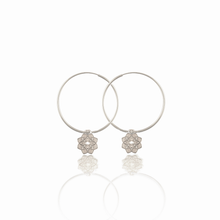 Load image into Gallery viewer, Symmetric harmony (Vata, Pitta, Kapha dosha) silver 925 earrings
