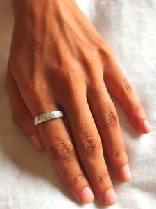 Wise word LOVE/AMOUR silver 925 ring