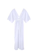 Load image into Gallery viewer, Butterfly dress bamboo silk / off white / S, M.
