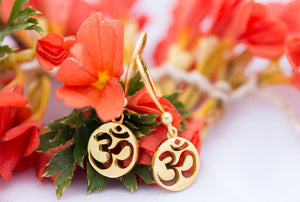 Simplicity (Moon, Sun, Mandala, Tree of life, Lotus) silver 925 gold plated earrings