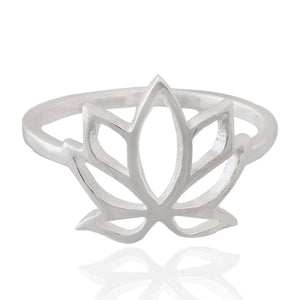 Simplicity silver 925 ring (Lotus/Mandala/Om)