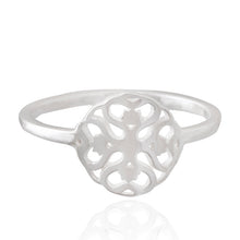 Load image into Gallery viewer, Simplicity silver 925 ring (Lotus/Mandala/Om)
