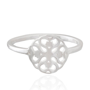 Simplicity silver 925 ring (Lotus/Mandala/Om)