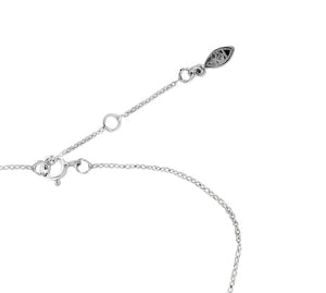 Simplicity Vegan sign silver 925 necklace
