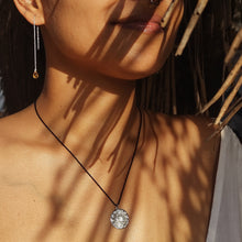 Load image into Gallery viewer, Sun power silver 925 (gold plated) thread necklace
