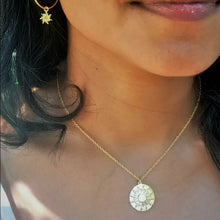 Load image into Gallery viewer, Sun power silver 925 (gold plated) chain necklace
